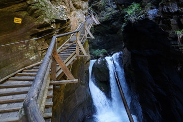 Weg in der Raggaschlucht