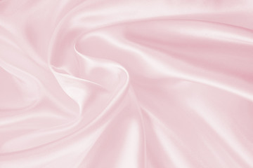Smooth elegant pink silk as background