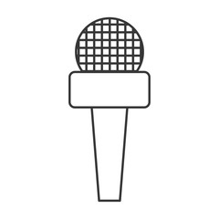 news microphone communication device. vector illustration