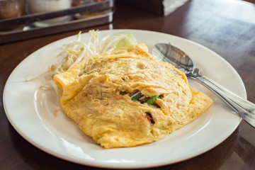 Fried noodle Thai style ,Padthai.