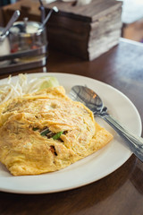 Fried noodle Thai style ,Padthai.