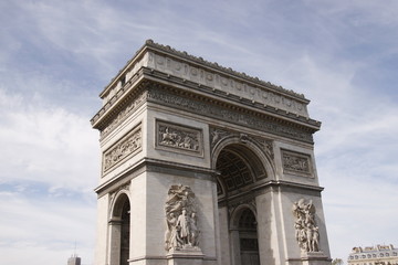 Fototapeta na wymiar Arc de Triomphe à Paris