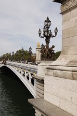 Obraz premium Pont Alexandre III sur la Seine à Paris
