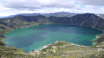 Ecuador, Volcano Quilotoa