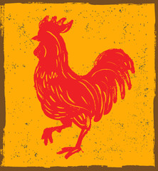 vector Chinese rooster © bioraven