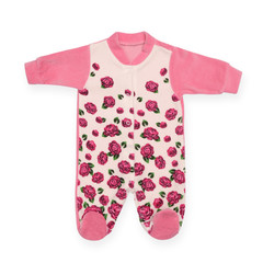 rompers with long sleeves Isolated on white