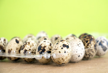 Obraz premium japanese quail eggs ,food and health concept