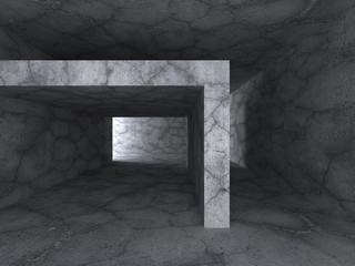 Empty dark abstract concrete room interior architecture backgrou