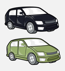 Modern Sedan Vectors