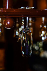 whist glass on drying for glasses