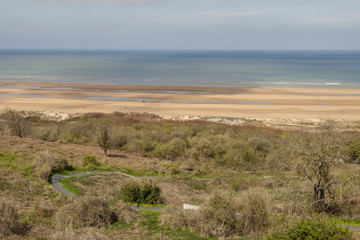 View on Omaha beach - Nromandy, France.