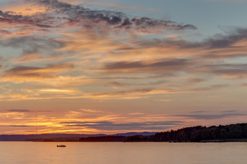 Lonely boat.