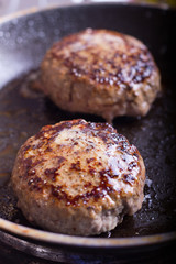 Hamburgers.