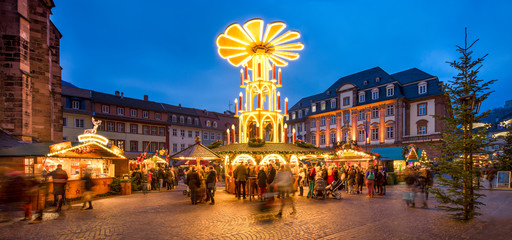 Weihnachtsmarkt in Deutschland - obrazy, fototapety, plakaty