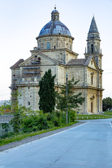 Obraz premium Church of San Biagio of Montepulciano in Tuscany