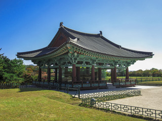 Fototapeta na wymiar Donggung Palace and Wolji Pond in Gyeongju, South Korea.