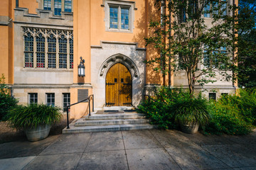 The exterior of Trinity Episcopal Cathedral, in Columbia, South