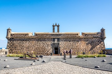 Castillo de San Jose, Castle of San Jose, housing the museum of contemporary arts, Arrecife,...