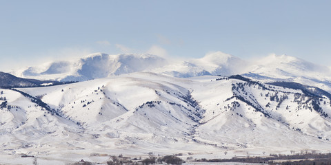 Winter Driving, Big Horn Mountains