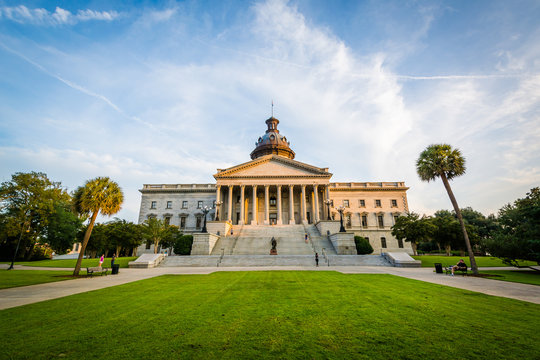 The exterior of the South Carolina State House in Columbia, Sout