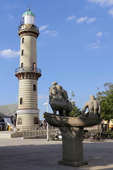 Fototapeta premium Warnemünde, Alter Leuchtturm