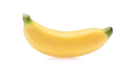 Bananas. Ripe banana isolated on white background.