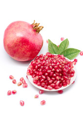 pomegranate isolated