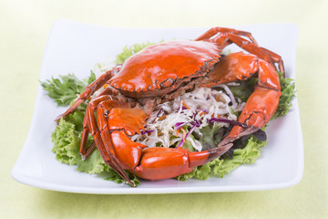 Steamed Crab