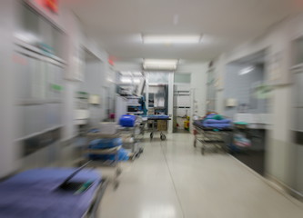 entrance operating room,blurred