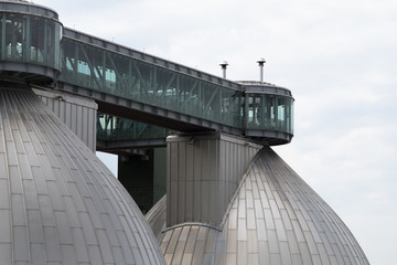 Observation deck on top of the digester eggs of the Newtown Cree - 124445195