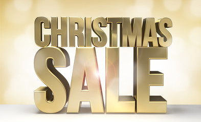 christmas sale 3d render sale for christmas