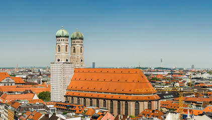 The Frauenkirche or Munich Cathedral is a church in the Bavarian city of Munich, Germany