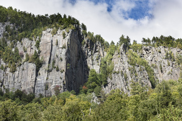Granite Cliffs of the Adirondack Mountains