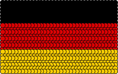 Flaga Niemiec - obrazy, fototapety, plakaty