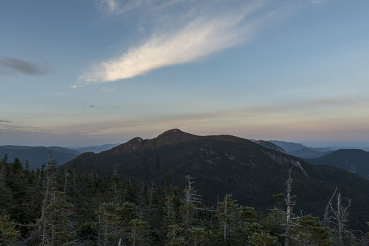 Sunset Over the Adirondack High Peaks