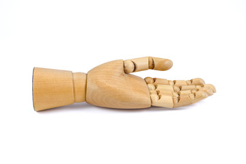 wooden hand