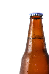 closeup bottle beer