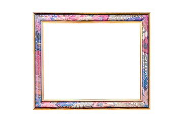 Photo frames isolated on white background.Colorful frame isolate
