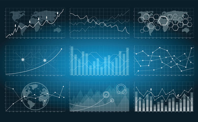 Digital charts and screen interface