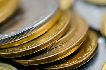 Coins close-up