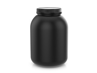 Whey protein container