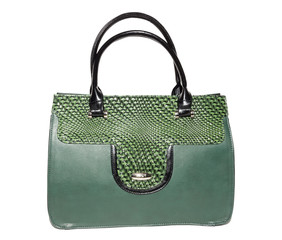female handbag on a white background