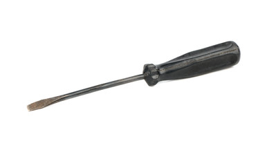 Old black screwdriver