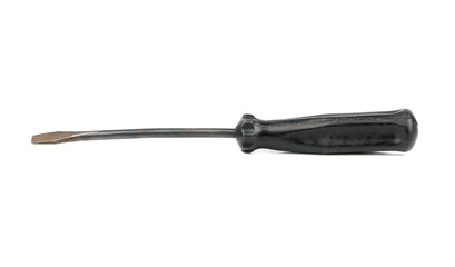 Old black screwdriver