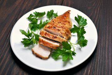 Roasted chicken breast