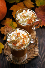Pumpkin spicy latte