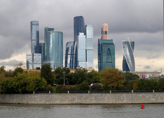 Beautiful buildings skyscraper