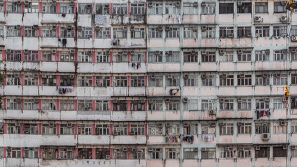 Fototapeta Old apartment in hong kong obraz