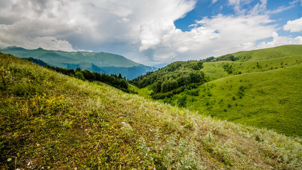 Fototapeta na wymiar Горы Абхазии