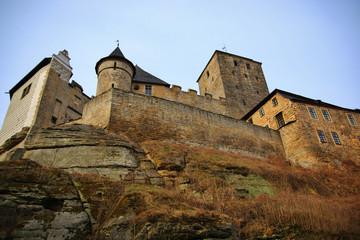 Fototapeta na wymiar Old czech castle Kost